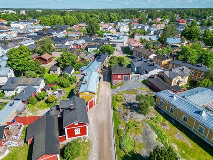 Rauma Finland Unesco Oldtown Aerial