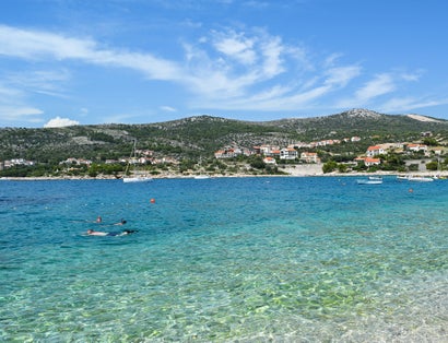 Photo of Mediterranean sea at Trogir in Croatia.