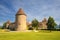 photo of beautiful Rolle Castle in Rolle in Switzerland.