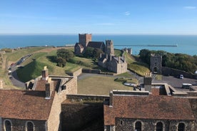 Canterbury Cathedral, Dover Castle og White Cliffs Dagsferð með leiðsögn frá London