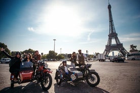 Paris-Highlights-Stadtrundfahrt mit einem Oldtimer-Beiwagen-Motorrad