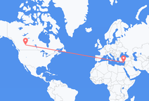 Vols d’Edmonton à Larnaca