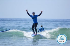 O Instrutor de Surf na Costa da Caparica