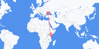 Vuelos de Tanzania a Turquía