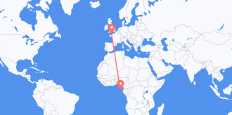 Flyrejser fra São Tomé og Príncipe til Jersey