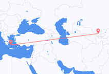 Loty z Taszkent, Uzbekistan do Plaki, Grecja