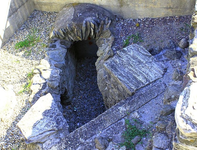 photo of view of Remains of a Roman water supply in Martigny, Switzerland.