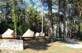 Camp 'Dvor' bell tent accommodation