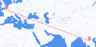 Voli dal Laos per la Francia