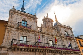 Photo of aerial view of Valladolid skyline, Spain.