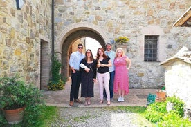 Tour enologico del Brunello di Montalcino di tre cantine con pranzo