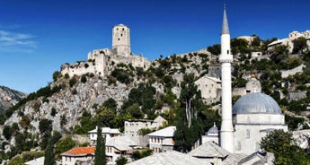 UNESCO jewels of Croatia + discover Bosnia: all seasons 6 days tour from Korcula. Bosnia main attractions + famous Croatia Dalmatian towns Split, Sibenik and Trogir.