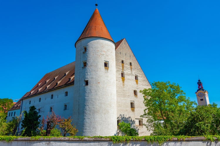 Photo of Sunny day at the New castle in German town Ingolstadt.