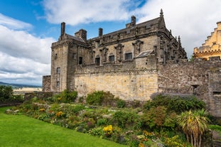 Photo of aerial View over St Andrews in Scotland.