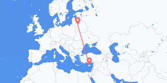 Cyprus to Lithuania
