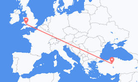 Vols depuis le Pays de Galles pour la Turquie