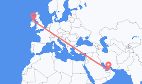 Flights from the United Arab Emirates to Northern Ireland