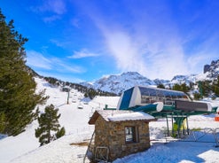 photo of Ordino Andorra morning view in winter.