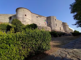 Photo of  view at the bay and port in Pizzo, Calabria, Italy.