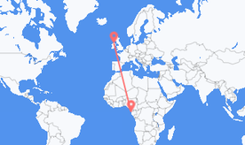 Flights from Gabon to Northern Ireland