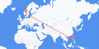 Flights from the Philippines to Norway