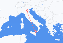 Flights from Bologna to Catania