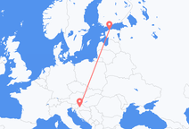 Zagreb to Tallinn
