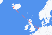 Flights from Amsterdam to Reykjavík