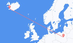Flights from Warsaw to Reykjavík