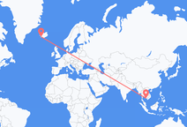 Flyrejser fra Sihanoukville Province til Reykjavík