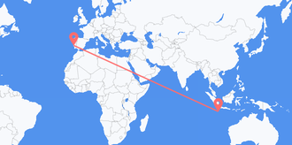 Christmas Island to Portugal