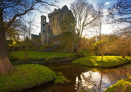 photo of Blarney Castle, Co.Cork, Ireland, home of world famous Blarney Stone .