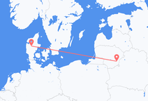 리투아니아 빌니우스에서 출발해 덴마크 카럽에게(으)로 가는 항공편