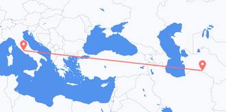 Vols du Turkménistan pour l’Italie