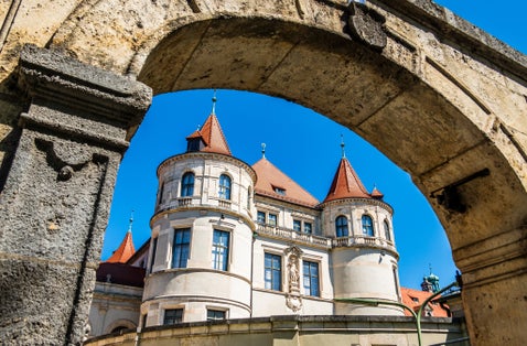photo of bavarian national museum in munich - germany .