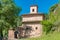 photo of morning view of the Monastery of San Millan de Suso in San Millan de la Cogolla, La Rioja, Spain - A UNESCO World Heritage Site.