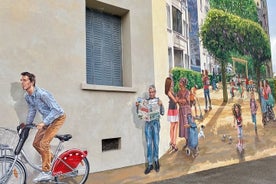 Tour guiado por áudio do bairro dos Estados Unidos e paredes pintadas