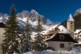 photo of Winter Cityscape of Cavalese, Val di Fiemme, Trentino Alto Adige, Italy.