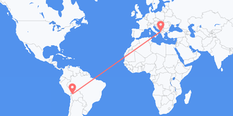 Bolivia to Albania