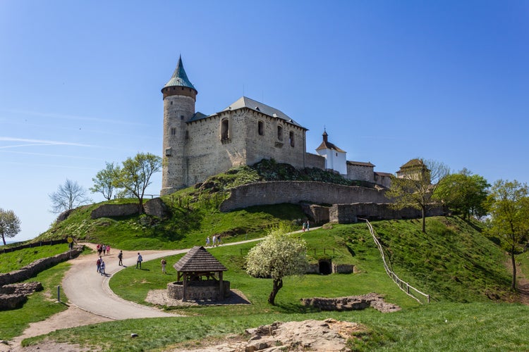 Photo of Kunetice Mountain Castle, State Castle Kuneticka hora, Raby, Czech republic.