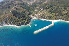 Tour privato in motoscafo di Valona all'isola di Sazan e alla grotta di Haxhi Ali