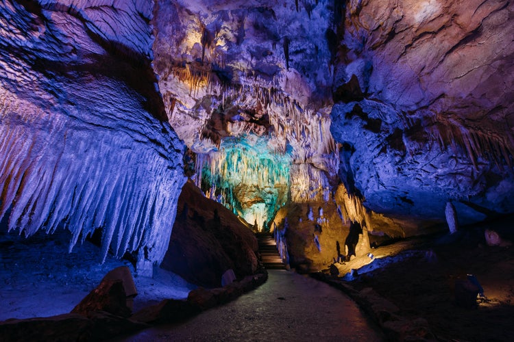 Photo of View Of Prometheus Cave Also Called Kumistavi Cave, Kutaisi, Georgia.