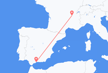 Málaga to Lyon