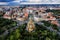 Photo of aerial view of the old Timisoara city center, Romania.