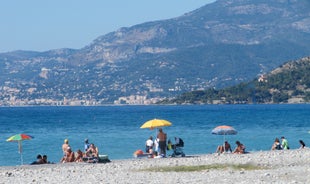 Photo of a coastal city of Imperia, Italian Rivera in the region of Liguria, Italy.