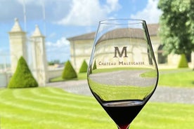 Tour per piccoli gruppi di Medoc con degustazione di vino e degli Chateaux da Bordeaux