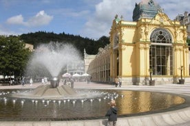 Spas Tchecos de Karlovy Vary e Marianske Lazne saindo de Praga