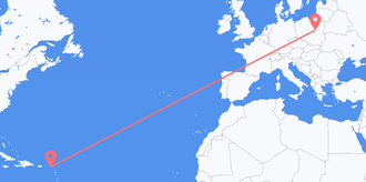 St. Barthélemy to Poland