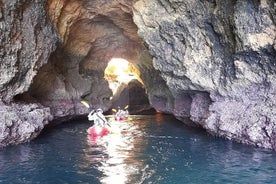 Excursion en kayak autour de Benagil pour voir le coucher ou le lever du soleil