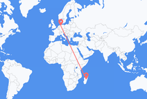 Flug frá Antananarivo til Bremen